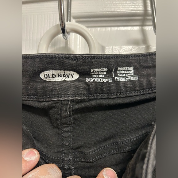 Old navy rockstar super skinny high rise jeans size 12 - Picture 3 of 4